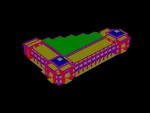 city - high-rise office 96 3D Model