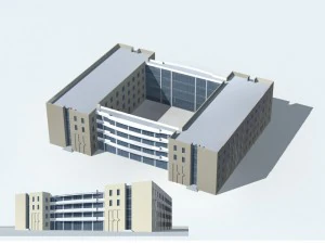 city - high-rise office 98 3D Model