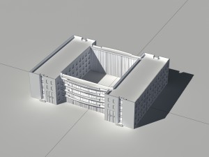 city - high-rise office 98 3D Model