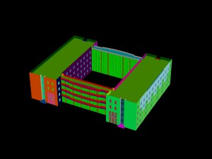 city - high-rise office 98 3D Model