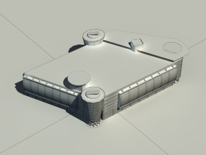 city - high-rise office 99 Model 3D