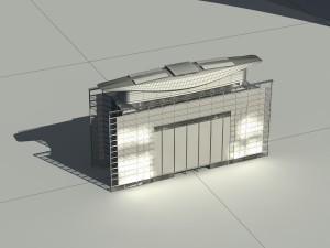 city - high-rise office 102 Modello 3D