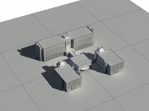 city - high-rise office 104 Modello 3D