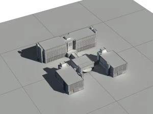 city - high-rise office 104 3D Model