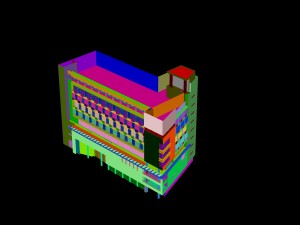 city - high-rise office 105 Modelo 3D