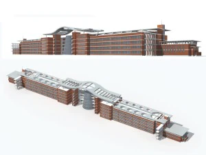 city - high-rise office 106 3D Model