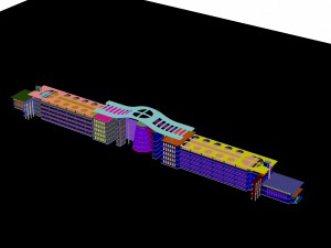 city - high-rise office 106 Modèle 3D