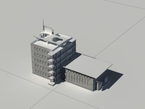 city - high-rise office 108 3D Модель
