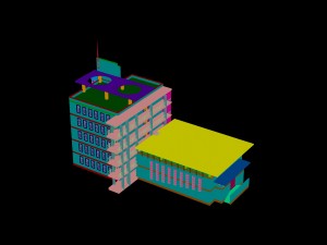 city - high-rise office 108 3D Модель