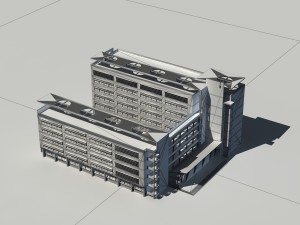city - high-rise office 110 3D Model