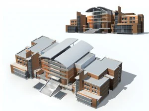 city - high-rise office 111 3D Model