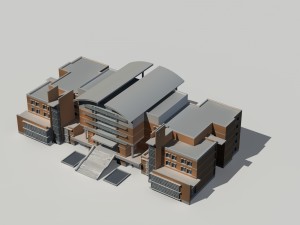 city - high-rise office 111 Modèle 3D