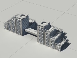 city - high-rise office 113 3D 모델