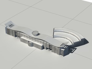 city - high-rise office 114 3D Model