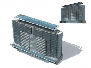 city - high-rise office 116 3D Model