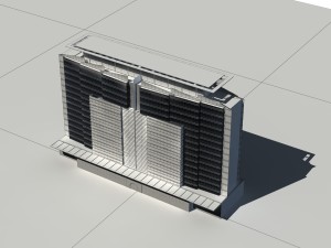 city - high-rise office 116 3D Model
