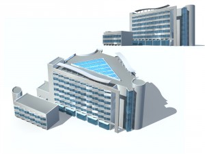 city - high-rise office 117 3D Model