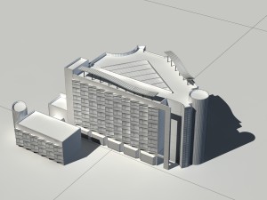 city - high-rise office 117 3D 모델