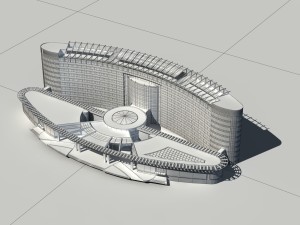 city - high - level office 119 Modelo 3D