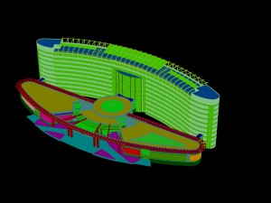 city - high - level office 119 Modelo 3D
