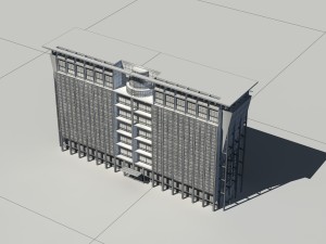 city - high-rise office 119 3D Модель