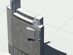 city - high-rise office 121 3D Model