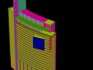 city - high-rise office 121 Modelo 3D