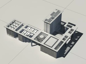 city - high-rise office 126 3D Model