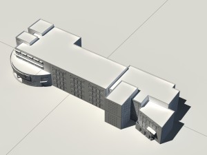 city - high-rise office 127 Modèle 3D