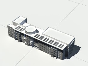 city - high-rise office 130 3D Модель