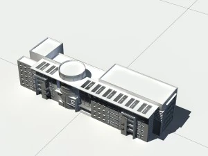 city - high-rise office 130 3D Model