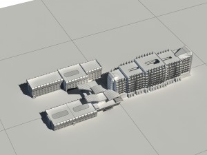 city - high-rise office 138 3D Модель