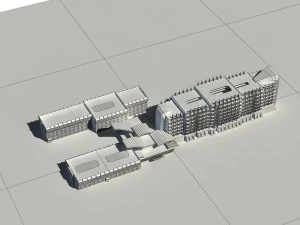 city - high-rise office 138 3D Model