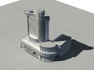 city - high-rise office 139 3D मॉडल