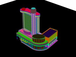 city - high-rise office 139 3D Model