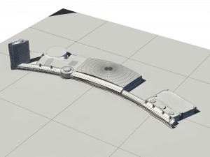 city - high-rise office 140 3D Model