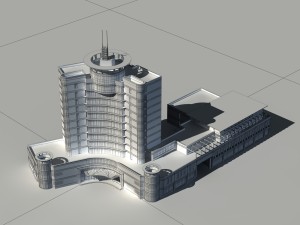 city - high-rise office 141 3D Model