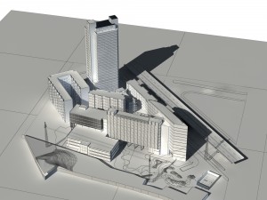 city - high-rise office 142 Model 3D