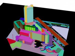 city - high-rise office 142 Model 3D