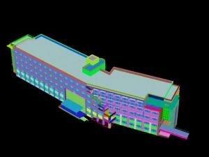 city - high-rise office 143 3D Model