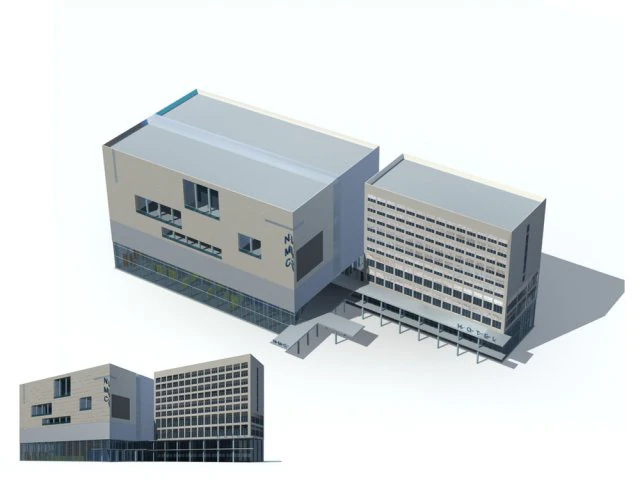 city - high-rise office 144 3D Model .c4d .max .obj .3ds .fbx .stl .blend 