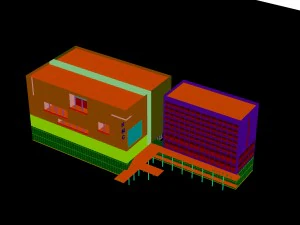 city - high-rise office 144 3D Model