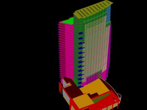 city - high-rise office 147 Modelo 3D