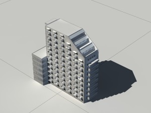 city - high-rise office 148 3D Модель