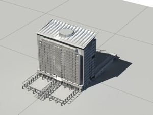 city - high-rise office 150 3D मॉडल