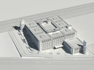city - high-rise office 151 3D Model