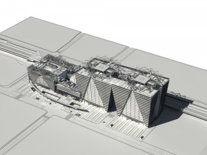 city - high - level office 157 Model 3D