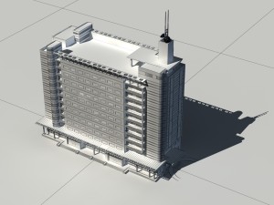 city - high-rise office 156 3D 模型