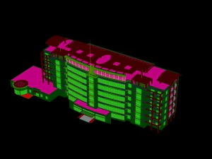 city - high-rise office 157 3D Model