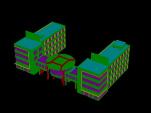 city - high-rise office 158 3D Модель
